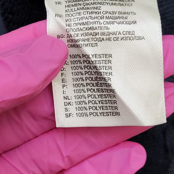 ADIDAS Quarter Zip Track Jacket Large 22x28 Blue Yellow - Picture 8 of 16